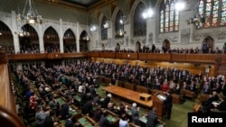 Suasana sidang Parlemen Kanada di Ottawa. (Foto: Dok)