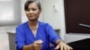 Mu Sochua, Deputy President of the Cambodia National Rescue Party (CNRP) listens during an interview with Reuters at an undisclosed location, Oct. 4, 2017. 