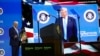 Президент США Дональд Трамп выступает в Майами. 19 февраля 2025 года. (Pool via AP)
