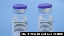 Switzerland, Geneva, Pfizer-BioNTech vaccine