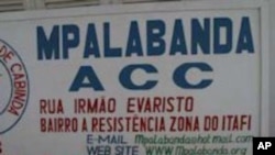 Foto de arquivo da sede da organização cívica Mpalabanda