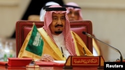 FILE - Saudi King Salman and his entourage are expected to spend most of a nine-day trip to Indonesia vacationing on Bali.