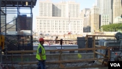 Lokasi 'Ground Zero', di Manhattan, New York.