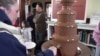 Everything at Chocolate Lovers Festival in Old Town Fairfax, Virginia is made of chocolate