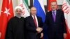 Poutine, Erdogan et Rohani d'accord pour réunir le régime syrien et son opposition à Sotchi
