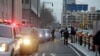 FILE - The motorcade with Joaquin "El Chapo" Guzman arrives at Brooklyn Federal Court in New York, Jan. 20, 2017. Guzman was brought to the United States from Mexico Jan. 19 to face drug trafficking and other charges.