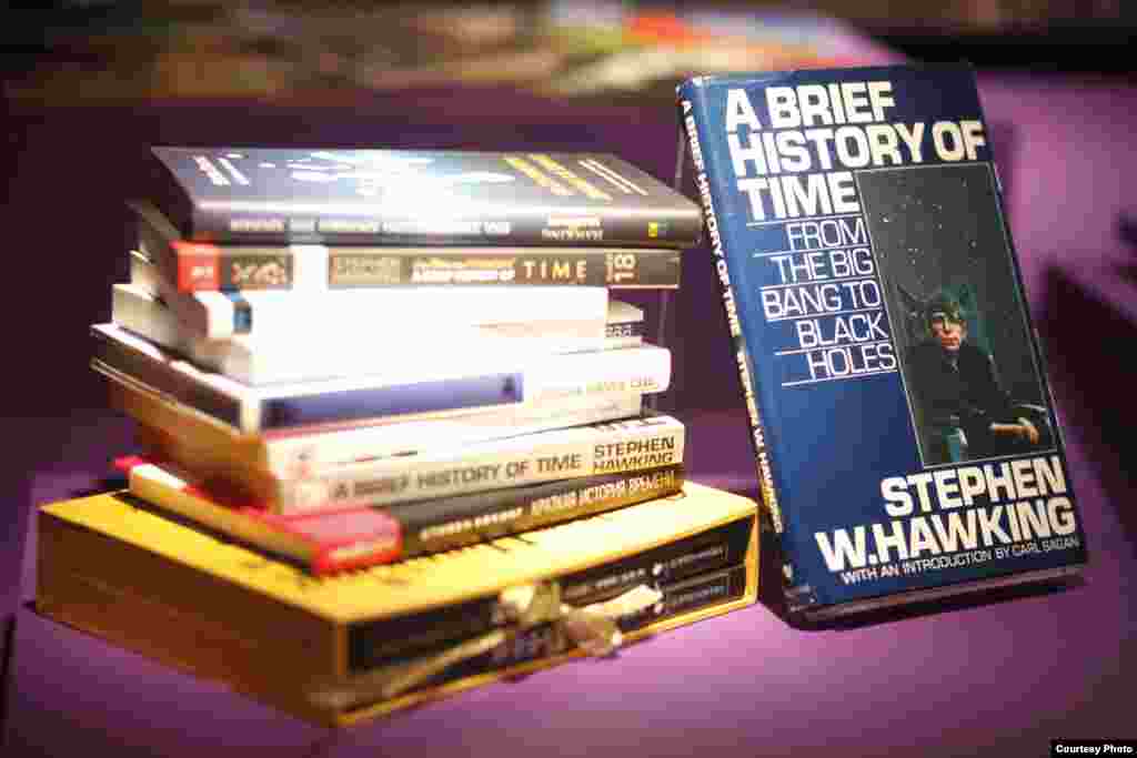Stephen Hawking’s A Brief History of Time, published in 1988, has been an international best seller, with over 10 million copies in print. (Science Museum PA)