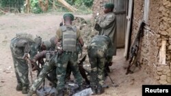 Des soldats FRDC au Kivu, dans l'Est de la République démocratique du Congo (RDC) 