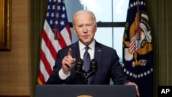 La presidenta de la Cámara de Representantes, Nancy Pelosi, invitó a Biden a hablar sobre la "visión para abordar los desafíos y oportunidades de este momento histórico", en un discurso que llega cuando el presidente cumple 100 días en el cargo. [Archivo]