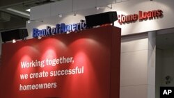 Bank of America booth at the Pacific Coast Builders Conference in San Francisco, California, June 23, 2011.