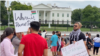 Протест представителей афганской диаспоры США у Белого дома. 15 августа 2021
