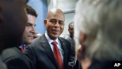 O novo presidente do Haiti Michel Martelly