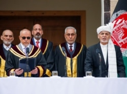 Pengambilan sumpah jabatan Presiden Afghanistan Ashraf Ghani di Kabul, Afghanistan, 9 Maret 2020.