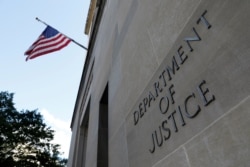 Archivo - Foto de la sede del Departamento de Justicia en Washington, D.C.