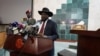 FILE - South Sudanese President Salva Kiir delivers a speech to lawmakers.
