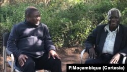 Nyusi e Dlhakama, Gorongosa, 2017. 