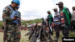 Des armes récupérées aux FDLR (Reuters)