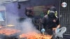Miguel Ángel Flores, perdió su empleo y ahora tiene un negocio informal de venta de pollos en Manangua, Nicaragua.