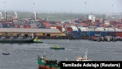 Le Port de Lagos, le 16 mars 2020.