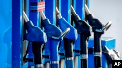 A fueling station in Frankfurt, Germany, Wednesday, Oct. 5, 2022. Germany and other EU countries have cut back on Russian oil imports. (AP Photo/Michael Probst)