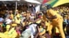 Lors des précédentes législatives, la Convention de tous les Basotho (ABC, ici en meeting) avait remporté 48 sièges sur 120, devant l'Alliance démocratique (DC) avec 30 députés.