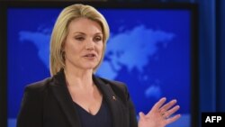 La portavoz del Departamento de Estado, Heather Nauert, aseguró que EE.UU. seguirá presionando al gobierno venezolano para restaurar la democracia y garantizar la integridad de su Constitución. 