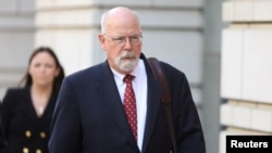 미 연방수사국(FBI)의 러시아 스캔들 수사에 관해 조사한 존 더럼 특별검사 (자료사진)