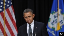 Le président Obama à Newtown