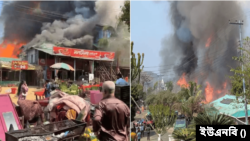 ২৪ ফেব্রুয়ারি সাজেক থেকে ভয়াবহ আগুন ছড়িয়ে পড়ে। 