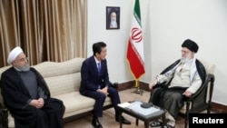 دیدار صدراعظم جاپان با مقامات ایران