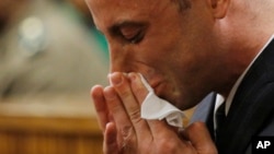 Oscar Pistorius lors d'une audience à la cour de justice de Pretoria, Afrique du sud, le 14 juin 2016.
