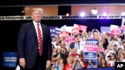 Donald Trump, Phoenix, Arizona, le 22 août 2017.
