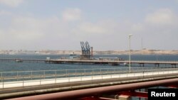 Le port d'Hariga a Tobrouk, le 28 juin 2014.