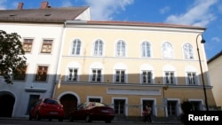 La maison natale d'Adolf Hitler à Braunau am Inn, Autriche, 24 septembre 2012.