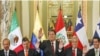 Chile, Colombia, Mexico, Peru Sign Trade Pact