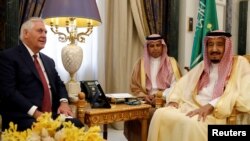 Sakataren Harkokin Wajen Amurka Rex Tillerson da Sarki Salman na Saudiyya