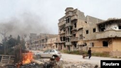 Combats à Benghazi, Libye, le 28 février 2016.