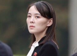 지난해 3월 북한 김정은 국무위원장의 베트남 방문을 수행한 김여정 노동당 중앙위원회 제1부부장.