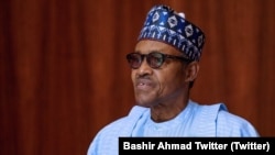 Le président nigérian Muhammadu Buhari