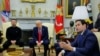 Госсекретарь США Марко Рубио во время встречи с украинской делегацией в Овальном кабинете Белого дома, 28 февраля 2025 года (фото Reuters/Brian Snyder)