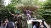 Des soldats maliens dans les rues de Bamako, Mali, le 19 août 2020.