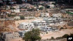 Permukiman Yahudi Israel di Revava dekat Nablus, Tepi Barat, 22 Oktober 2016. 