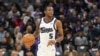 De'Aaron Fox (5) des Sacramento Kings lors d'un match contre les Dallas Mavericks, USA, le 30 décembre 2024.