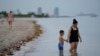 Las playas de la Florida esta semana no han sido tan refrescantes