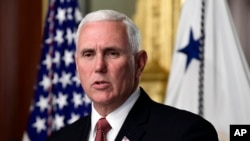 Mike Pence à Washington le 2 mai 2018
