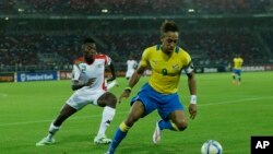 Pierre-Emerick Aubameyang lors d'un match, le 15 janvier 2015.