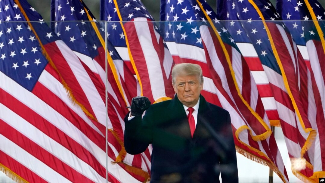 အမေရိကန်သမ္မတ Donald Trump. (ဇန်နဝါရီ ၆၊ ၂၀၂၁)