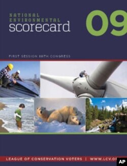 The non-profit League of Conservation Voters releases its environmental scorecard every year to track votes in Congress.