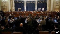 La Comisión de Reglas de la Cámara de Representantes de Estados Unidos se reúne el martes 17 de diciembre de 2019 para presentar el proceso que la Cámara en pleno seguirá cuando considere los artículos de juicio político al presidente Donald Trump.