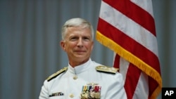 美國南方司令部司令，海軍上將克雷格‧法勒出席交接儀式 (資料圖片)